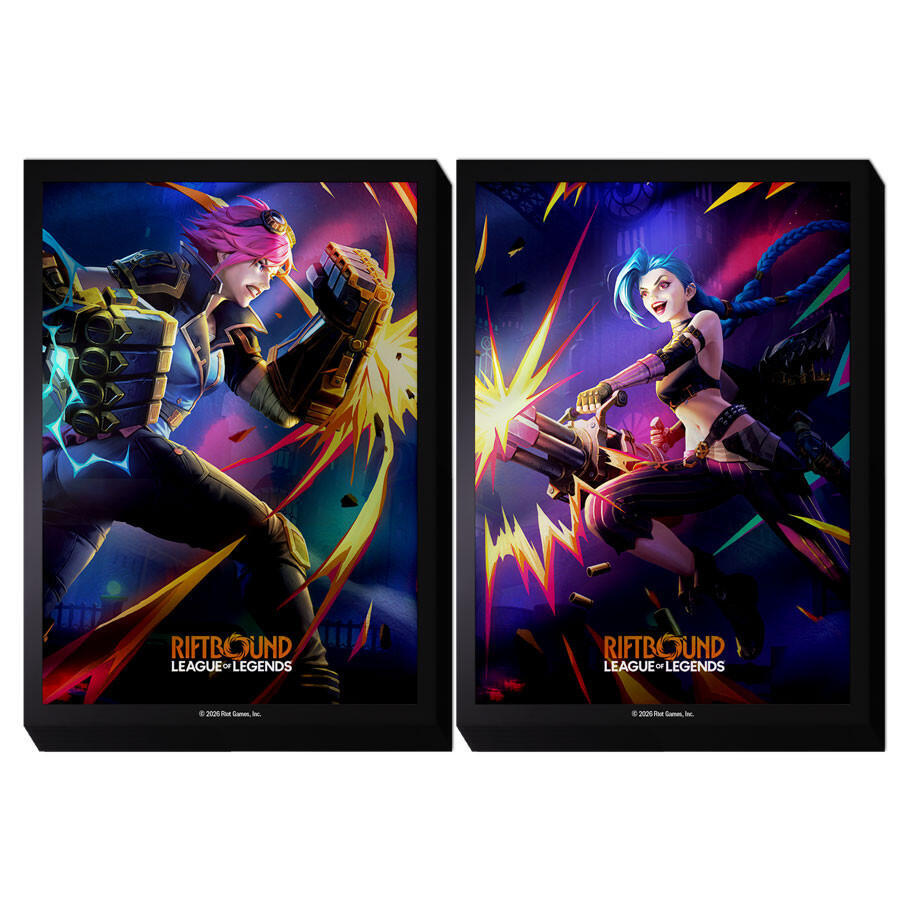 Riftbound: League of Legends Sleeves - Vi vs Jinx - Riftbound