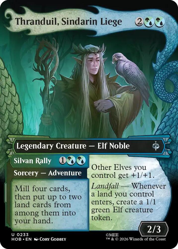 Thranduil, Sindarin Liege (Showcase) - The Hobbit - Magic: The