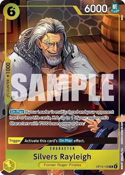 Full Silvers Rayleigh (One Piece Card Game Illustration Box Vol. 7) card