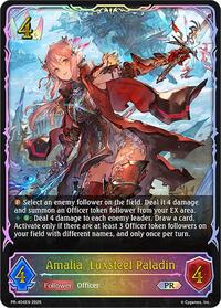 Amalia, Luxsteel Paladin - Shadowverse: Evolve Shadowverse: Evolve Promo Cards trading card