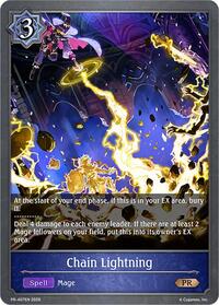 Chain Lightning - PR-407EN - Shadowverse: Evolve Shadowverse: Evolve Promo Cards trading card