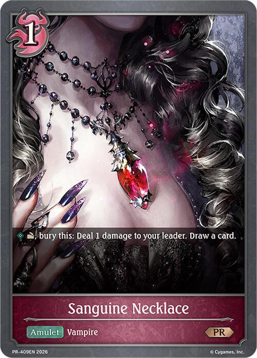 Sanguine Necklace (Shadowverse: Evolve Promo Cards) — Shadowverse: Evolve card