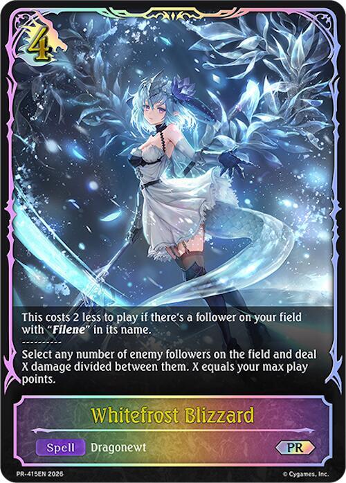 Whitefrost Blizzard (Shadowverse: Evolve Promo Cards) — Shadowverse: Evolve card