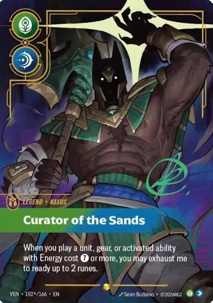 Nasus - Curator of the Sands (Signature) #192*/166 — Vendetta