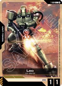 Leo (T-004) Token (WCS 26-27 Participation Pack Vol.2) — Gundam Promotional Cards