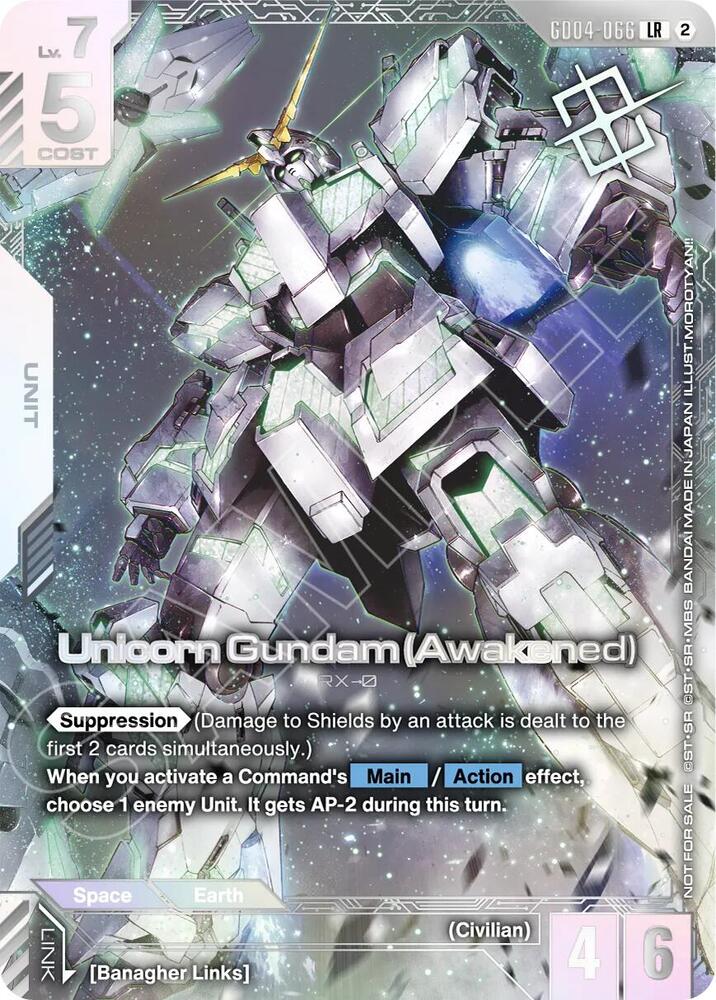 Unicorn Gundam (Awakened) (Newtype Challenge 2026 Mission 4)