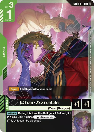 Char Aznable (World Championship Regionals 26-27 Season 2) Gundam Promotional Cards Common Gundam card — value and price