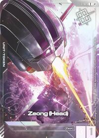 Zeong (Head) (T-023) Token (World Championship Regionals 26-27 Season 2) (Champion) — Gundam Promotional Cards