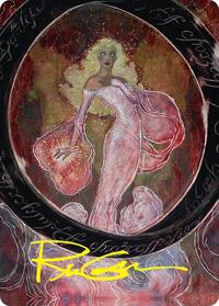 Galadriel's Dismissal Art Card (Gold-Stamped Signature) - Magic: The Gathering Art Series: The Hobbit trading card