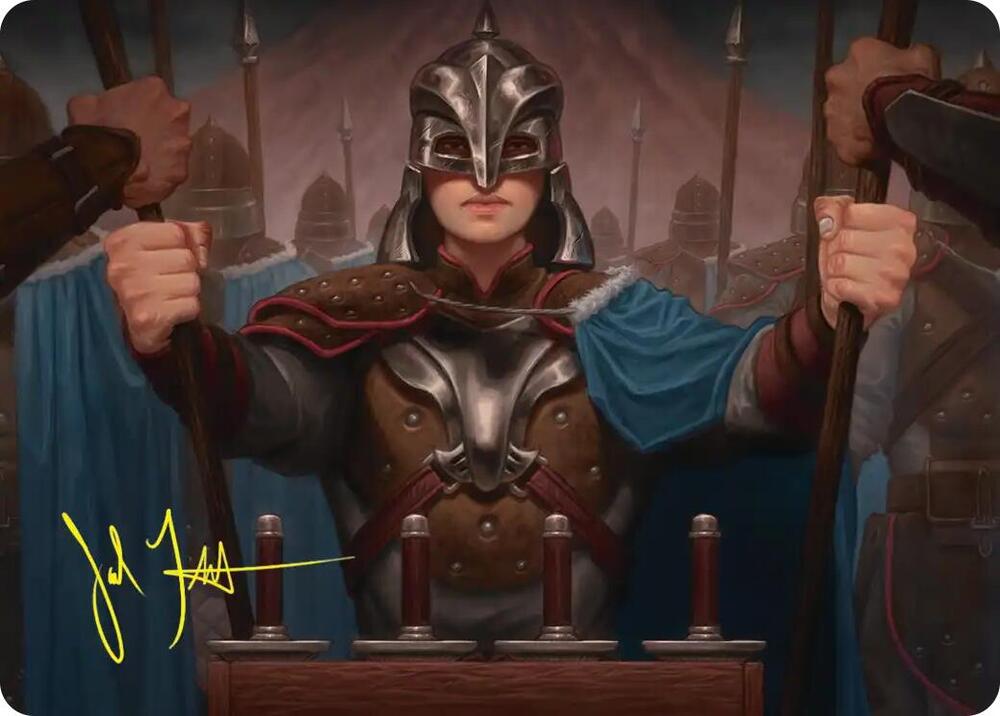 Bard's Attendant Art Card (Gold-Stamped Signature) 50 card