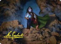 Bilbo, Thief in the Night Art Card (Gold-Stamped Signature) - Magic: The Gathering Art Series: The Hobbit trading card