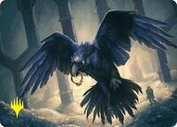Most Decrepit Old Bird Art Card (Gold-Stamped) - Magic: The Gathering Art Series: The Hobbit trading card