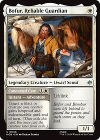 Bofur, Reliable Guardian - Magic: The Gathering The Hobbit trading card