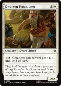 Dwarven Provisioner - Magic: The Gathering The Hobbit trading card