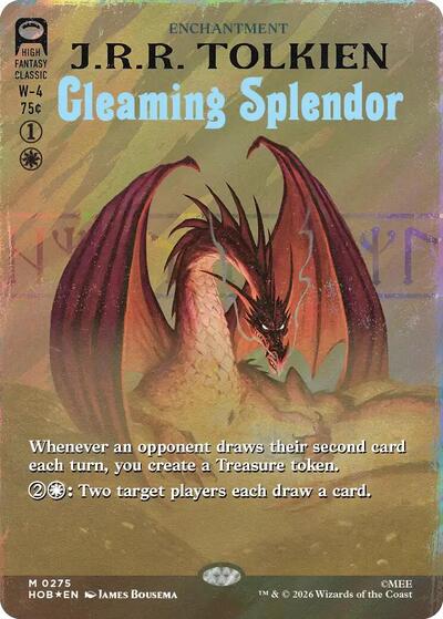 Gleaming Splendor (Borderless) (Surge Foil) Magic Card
