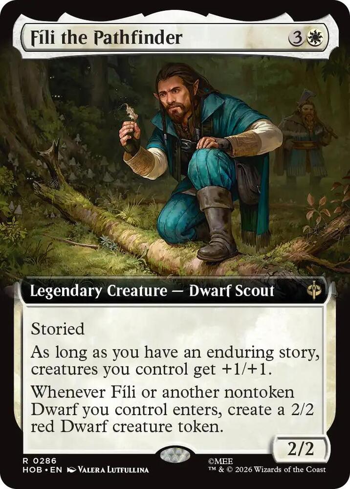 Fili the Pathfinder (Extended Art), The Hobbit card number 286