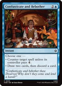 Confusticate and Bebother - Magic: The Gathering The Hobbit trading card