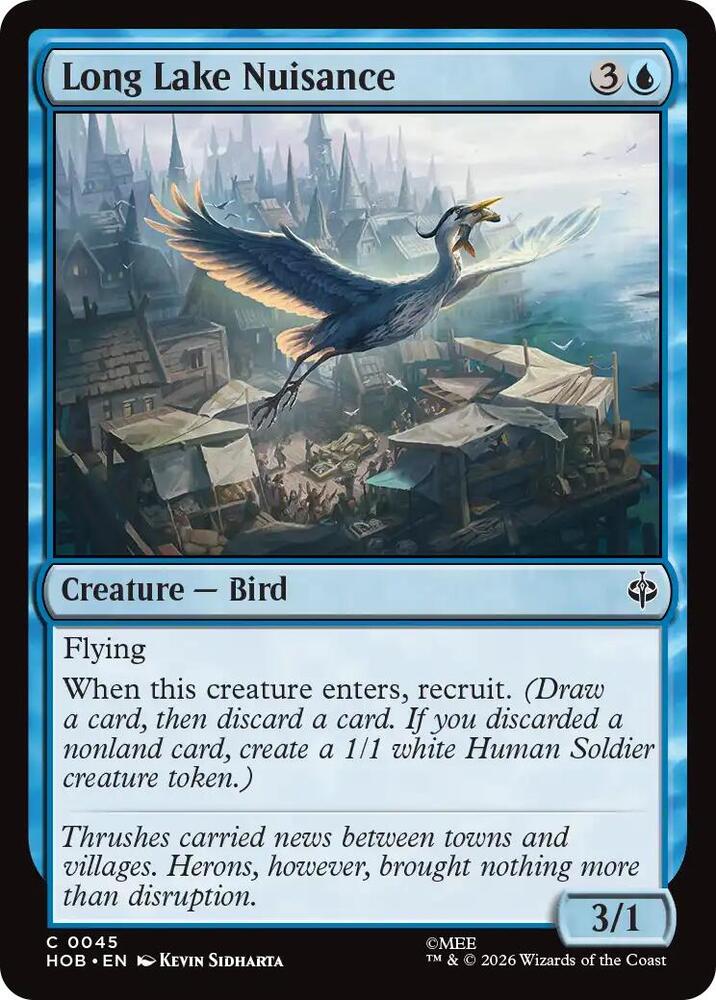 Long Lake Nuisance, The Hobbit card number 45