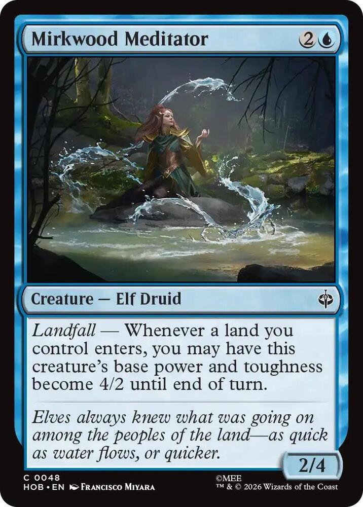 Mirkwood Meditator, The Hobbit card number 48