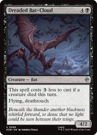 Dreaded Bat-Cloud - Magic: The Gathering The Hobbit trading card