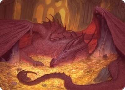 Smaug the Magnificent Art Card