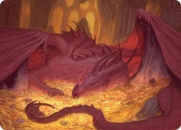 Smaug the Magnificent Art Card
