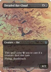 Dreaded Bat-Cloud (Borderless) - Magic: The Gathering The Hobbit trading card