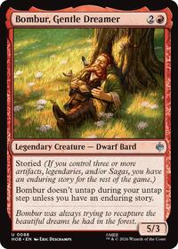 Bombur, Gentle Dreamer - Magic: The Gathering The Hobbit trading card