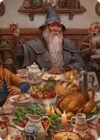 Gandalf, Party Guest Art Card (2/12) - Magic: The Gathering Art Series: The Hobbit trading card