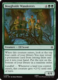 Boughside Wanderers - Magic: The Gathering The Hobbit trading card