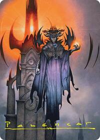 Sauron, the Lidless Eye Art Card (Gold-Stamped Signature) - Magic: The Gathering Art Series: The Hobbit trading card