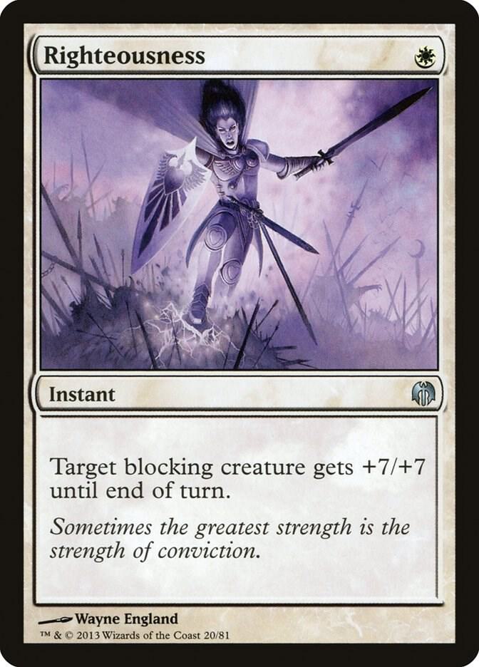 Righteousness 20 card