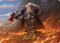 Dáin of the Ancient Halls Art Card (Gold-Stamped Signature) - Magic: The Gathering Art Series: The Hobbit trading card