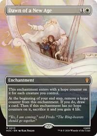 Dawn of a New Age (Borderless) - Magic: The Gathering The Hobbit: Eternal-Legal trading card