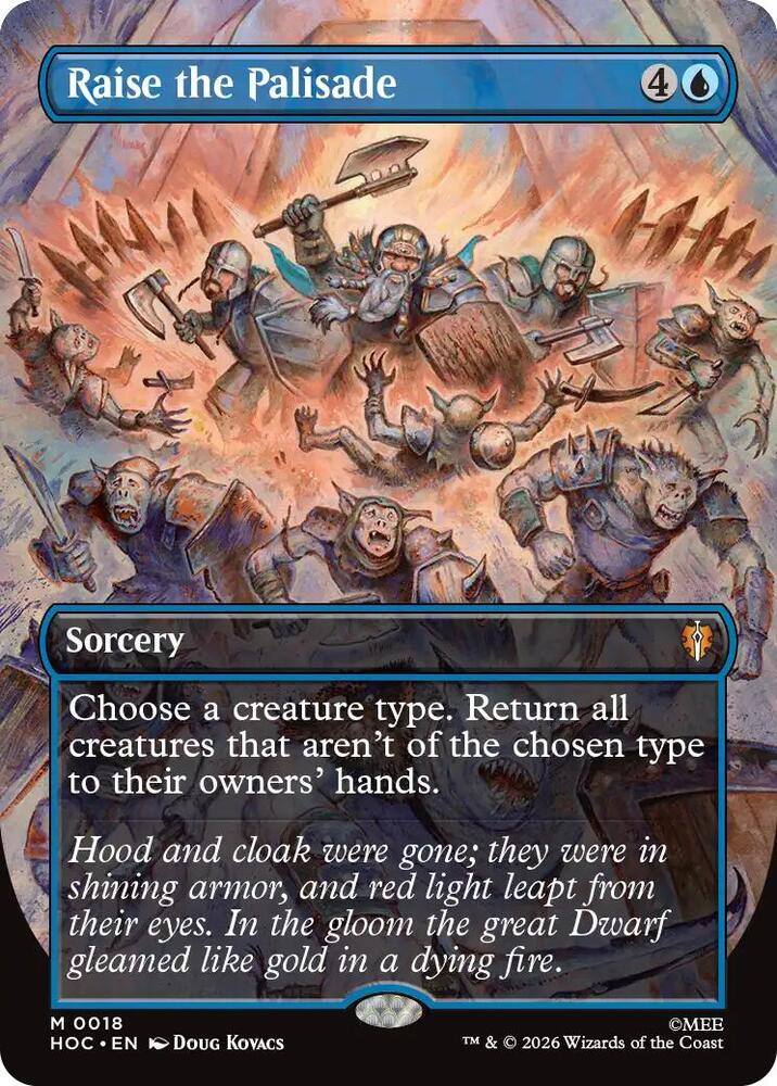 Raise the Palisade (Borderless)