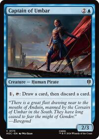Captain of Umbar - Magic: The Gathering The Hobbit: Eternal-Legal trading card