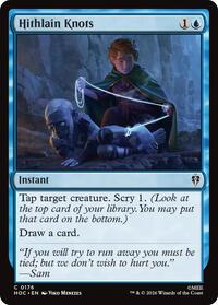 Hithlain Knots - Magic: The Gathering The Hobbit: Eternal-Legal trading card