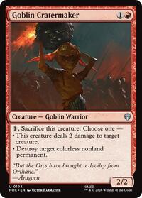 Goblin Cratermaker - Magic: The Gathering The Hobbit: Eternal-Legal trading card