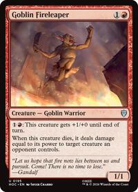 Goblin Fireleaper - Magic: The Gathering The Hobbit: Eternal-Legal trading card