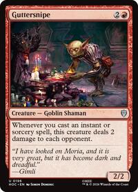 Guttersnipe - Magic: The Gathering The Hobbit: Eternal-Legal trading card