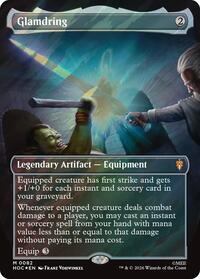 Glamdring (Borderless) (Surge Foil) - Magic: The Gathering The Hobbit: Eternal-Legal trading card