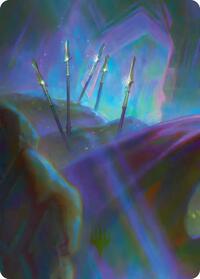 Long-Lost Lances Art Card (7/12) - Magic: The Gathering Art Series: The Hobbit trading card