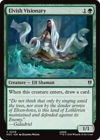 Elvish Visionary - Magic: The Gathering The Hobbit: Eternal-Legal trading card