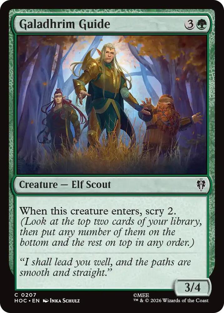 Galadhrim Guide, The Hobbit: Eternal-Legal card number 207