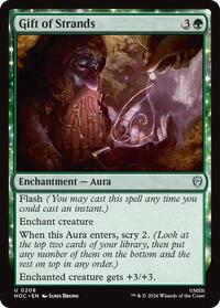 Gift of Strands - Magic: The Gathering The Hobbit: Eternal-Legal trading card