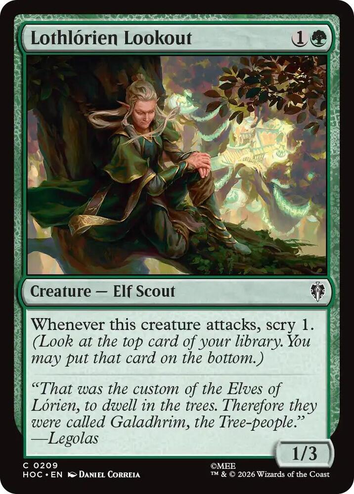 Lothlorien Lookout, The Hobbit: Eternal-Legal card number 209