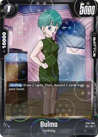 Bulma (Dragon Ball Pattern) - Dragon Ball Super: Fusion World Story Booster 01 trading card