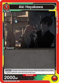 Aki Hayakawa (052) (Box Topper Foil) - Union Arena UE22BT: CHAINSAW MAN trading card