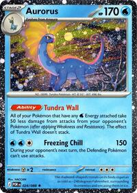 Aurorus - 024/088 (Cosmos Holo) #024/088 from Blister Exclusives Pokemon card image