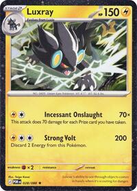 Luxray - 028/088 (Cosmos Holo) #028/088 from Blister Exclusives Pokemon card image